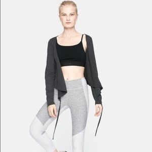 Outdoor Voices // Merino Plié Wrap in Charcoal